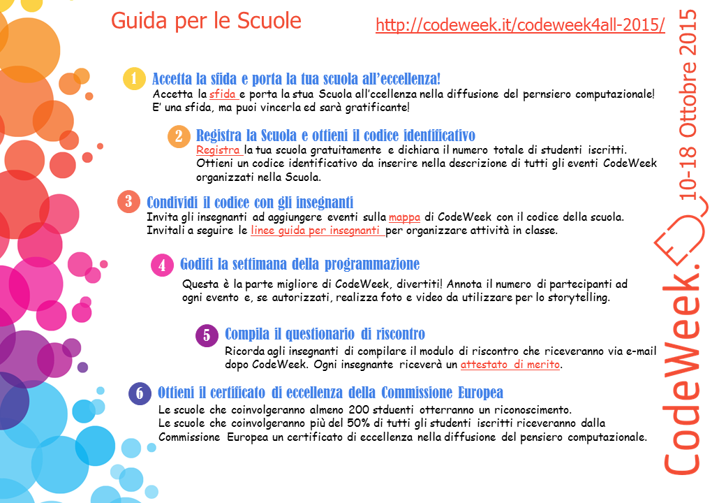 Linee guida per le scuole